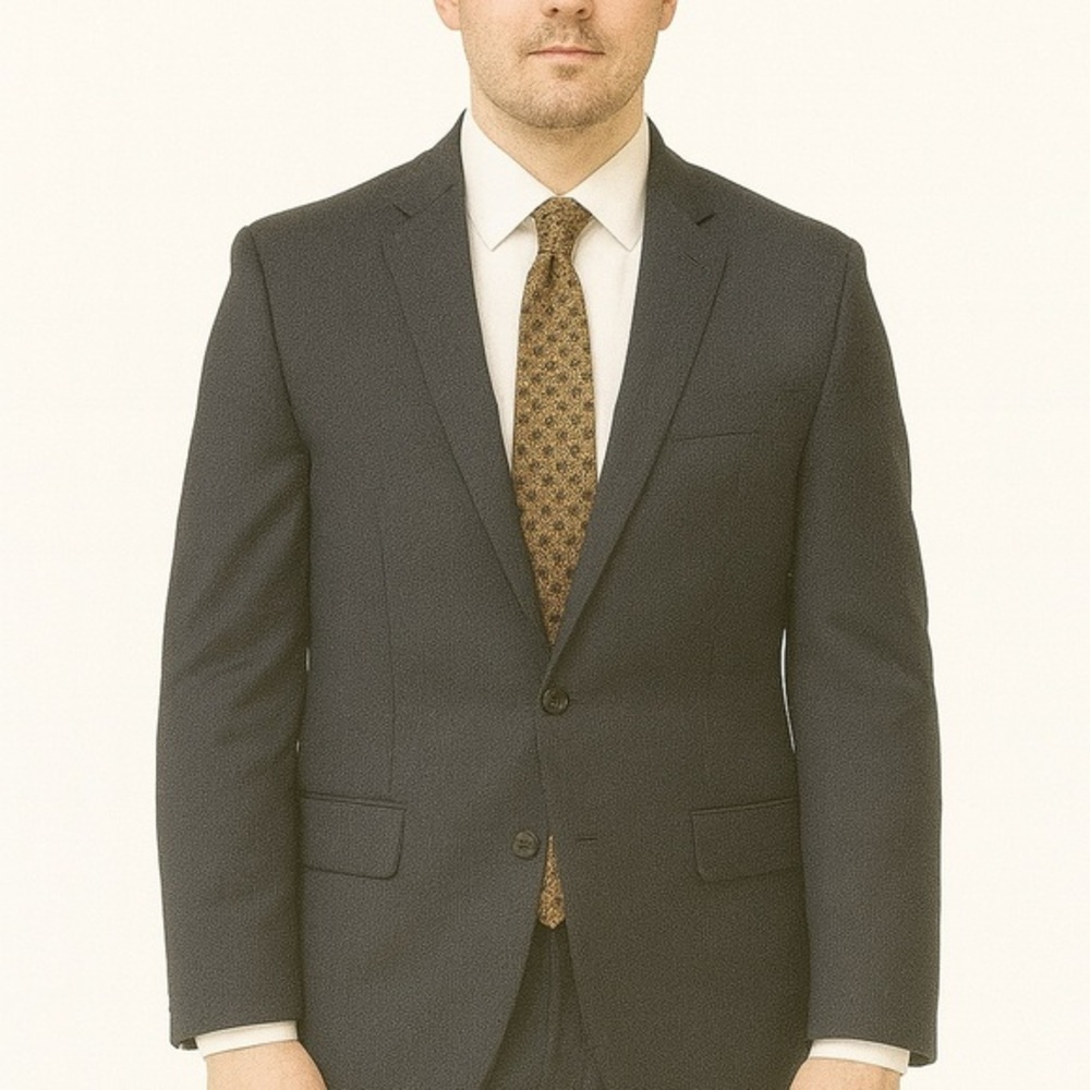 Robert Talbott Gold and Blue Patterned Tie